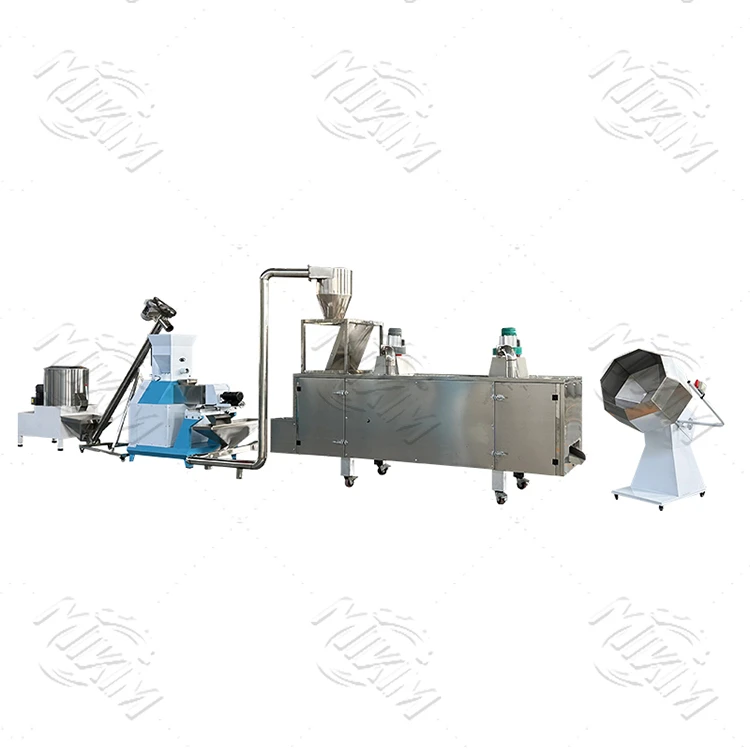 200-800 Kg/h Small Floating Fish Feed Pellet Production Line