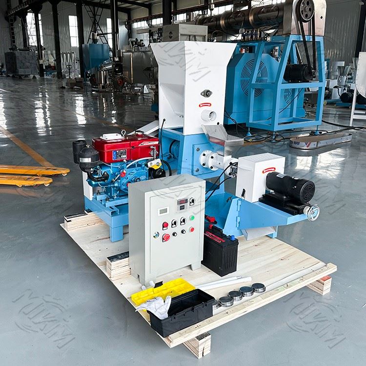 Diesel-powered Floating Fish Feed Pellet Maker Machine in India For Efficient Aquaculture Production Diesel-powered Floating Fish Feed Pellet Maker Machine in India For Efficient Aquaculture Production